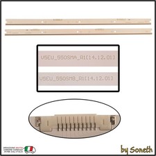 KIT 2 BARRE LED PER SAMSUNG UE55JS8000 UE55JS8000LXXH UE55JS8000LXXN