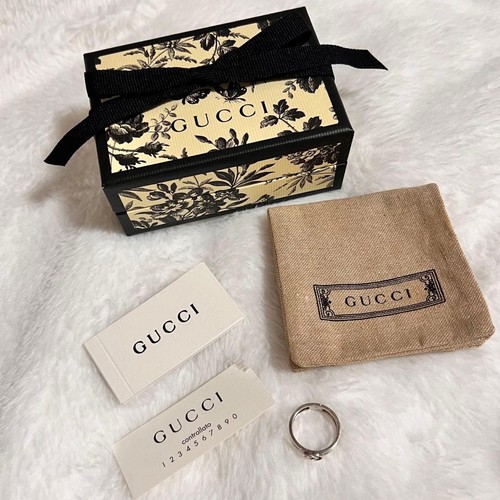 Anello gucci fascia argento - anello,