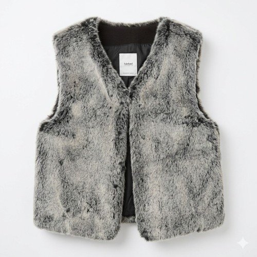 Gilet subdued ecopelliccia - gilet,