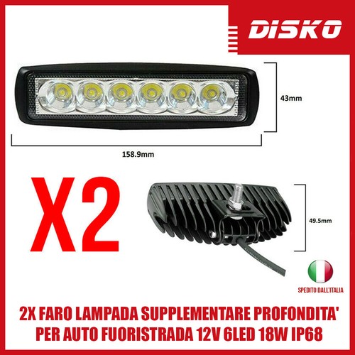 Faro lampada supplementare - 2x,