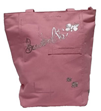 Borsa Doppio Manico Bambolita Tempo Libero Mare Rosa Cartorama