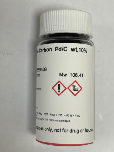 Palladium carbon dry 5 - palladium, on