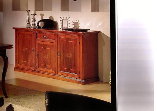 Credenza intarsiata porte - credenza,