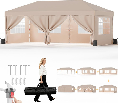 Gazebo 3x6m pieghevole - gazebo,