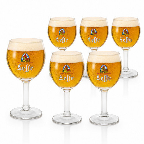Bicchieri birra leffe vetro - birra,