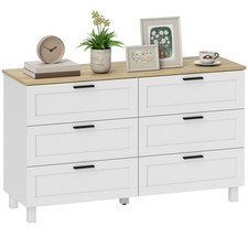 HOMCOM Cassettiera 6 Cassetti
