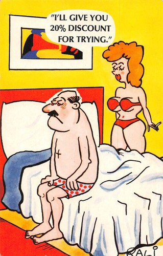 Cartolina comic sottinteso - cartolina,