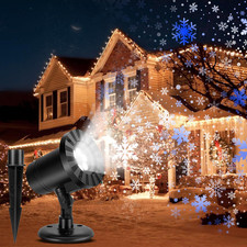 Lampada Proiettore Di Fiocchi Di Neve, Luce Di Natale Impermeabile IP65, Proiett