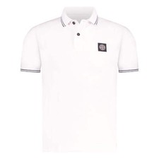 Polo Stone Island con logo a