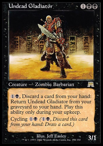 Mtg undead gladiator - mtg,