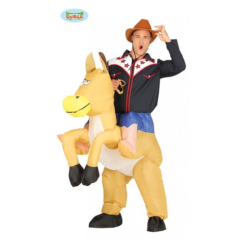 Costume cowboy gonfiabile - cowboy,