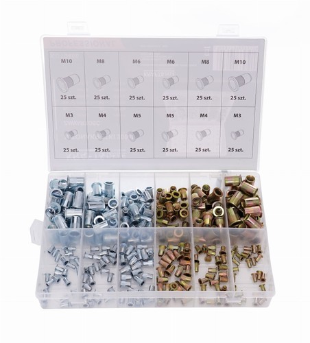 Set rivetti filettati dado - set,