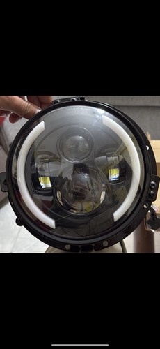 Coppia fari led da 7 - fari, a