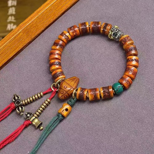Bracciale perline tibetane - bracciale,