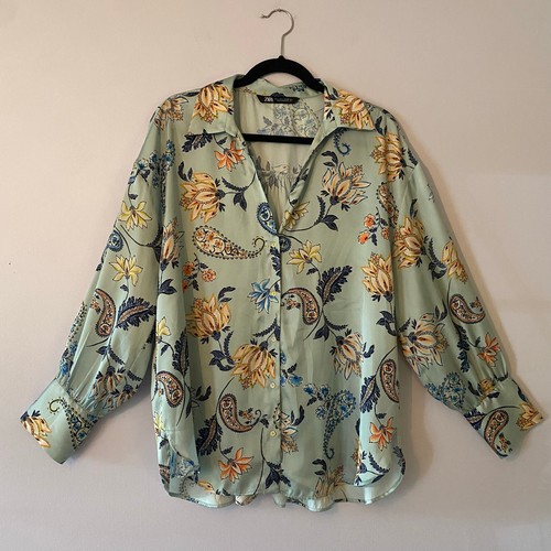 Camicia zara verde menta - verde,