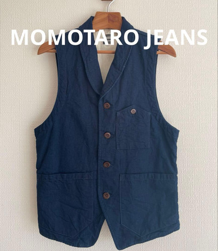Gilet jeans momotaro cotone - gilet, 36