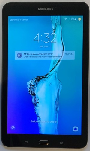 Tested gsm locked samsung - 8",
