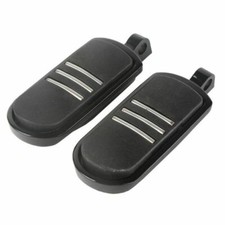 Coppia pedane poggiapiedi nere