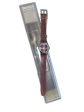 NUOVO Swatch Watch Clear Pink