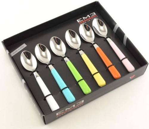 Set cucchiaini caffe colori - set,