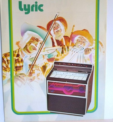 Wurlitzer lyric jukebox - lyric, flyer
