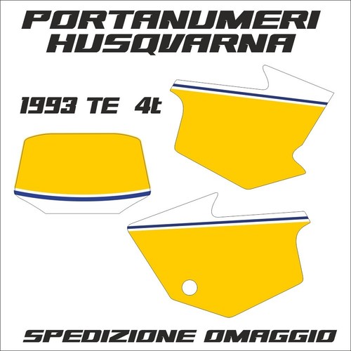 Husqvarna 1993 adesivi - husqvarna, te