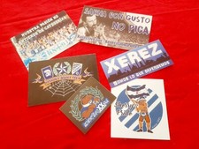 Lotto di 6 adesivi stickers ultras XEREZ ( Spagna ) Anni 2000