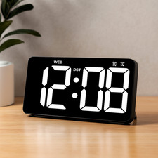 Sukeen Orologio Digitale da Parete 14" – Grande Display LED con Data, Giorno, Te