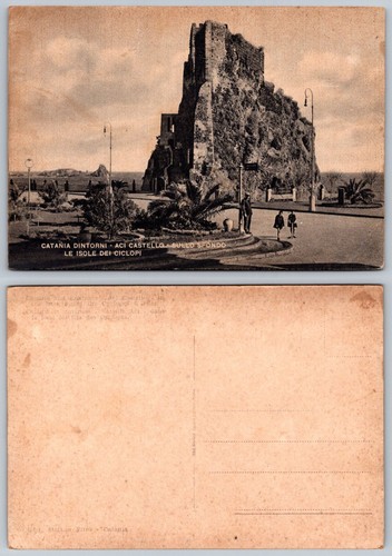 Cartolina epoca aci - cartolina, castello