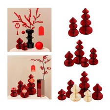 Centrotavola a nido d'ape per il capodanno lunare, decorazioni per la festa