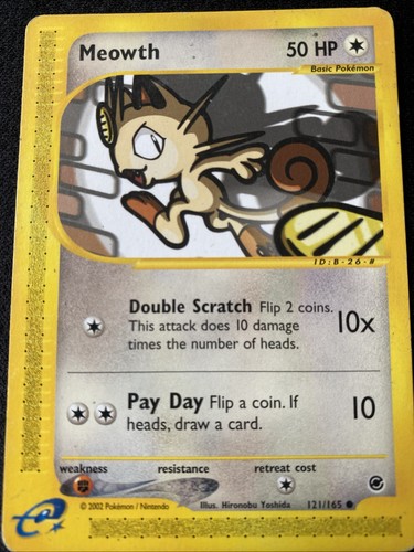 Meowth 121 165 expedition base - 121/165,