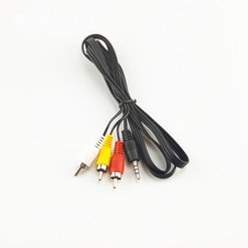 1PCS 3.5mm Stereo a 3 RCA