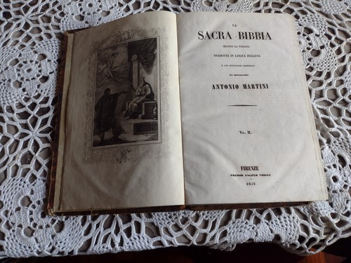 Sacra bibbia secondo - bibbia,