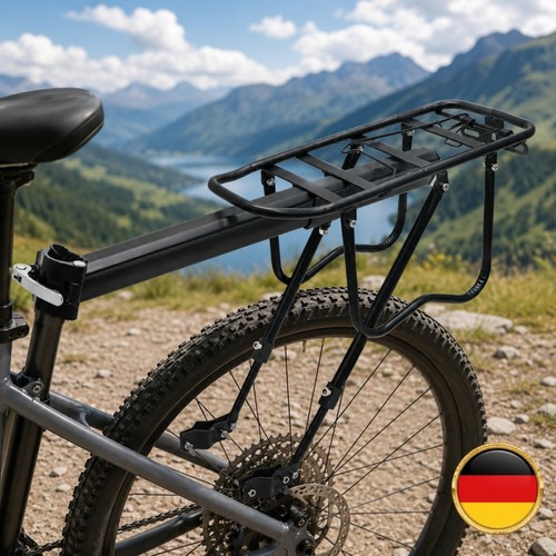 Portapacchi bici metallo nero