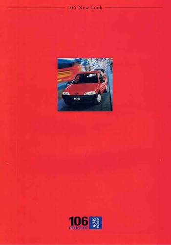 Catalogue brochure peugeot 106 - brochure,