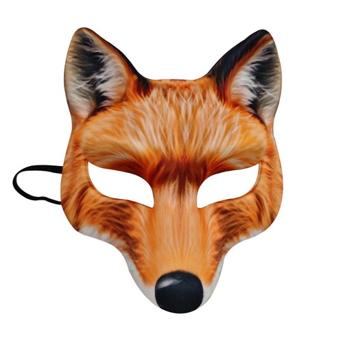 Maschera volpe adattabile - maschera,