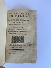 DIECI GIORNATE IN VILLA di  A