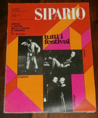 Sipario rivista teatro - di,
