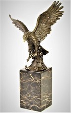 Scultura Bronzo Aquila con