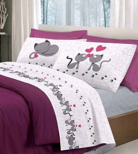 Completo letto gattini 100 - gattini, 100%