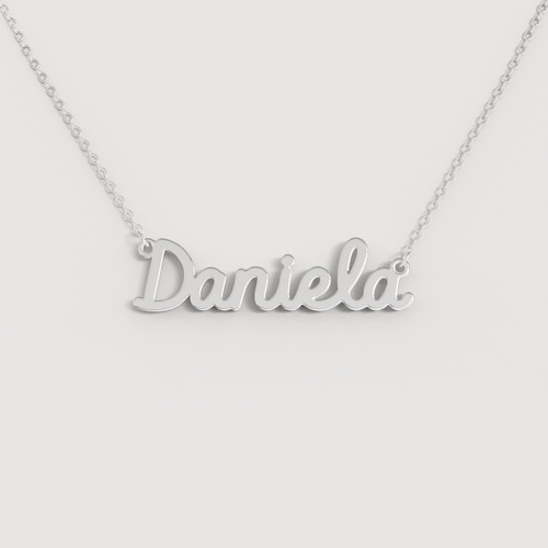Collana nome donna - nome, acciaio