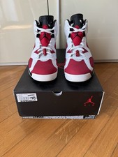 NIKE AIR JORDAN 6 RETRO CARMINE  SUPER GENTLY WORN 9/1  11,5 US 45,5 EU 