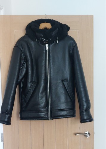 Giacca zara nera ecopelle - giacca,