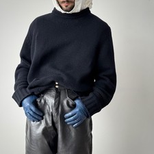 Maglione maglia lana nero