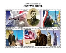 Foglio francobolli GUSTAVE