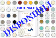 CHALK PAINT Pittura Shabby Chic Vintage Mobili Pareti Extra Opaca 120 VARIANTI