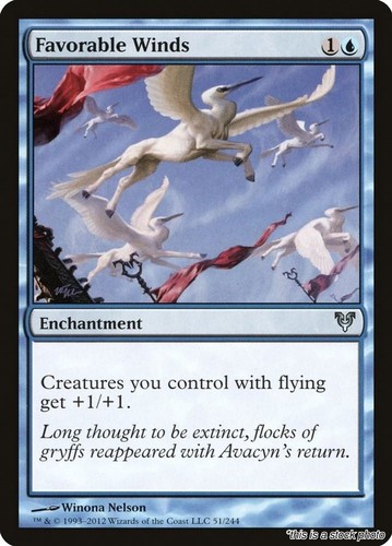 Mtg favorable winds card - mtg,
