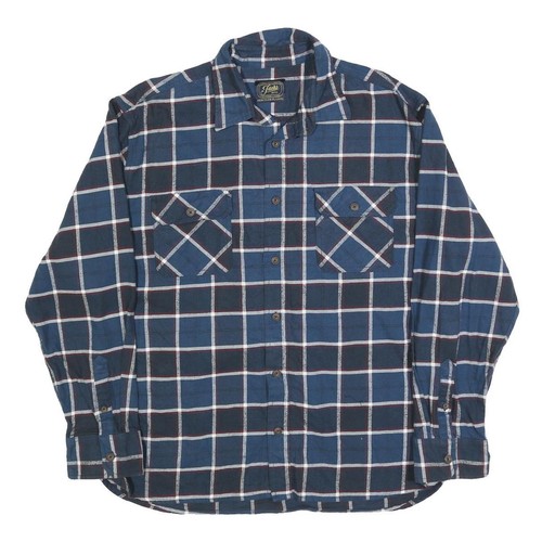 Camicia flanella quadri blu - flanella,