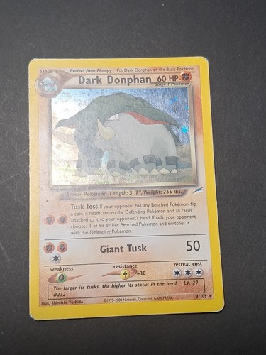 Pokémon tcg dark - tcg, donphan