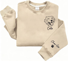 Felpa Con Cappuccio Ricamata